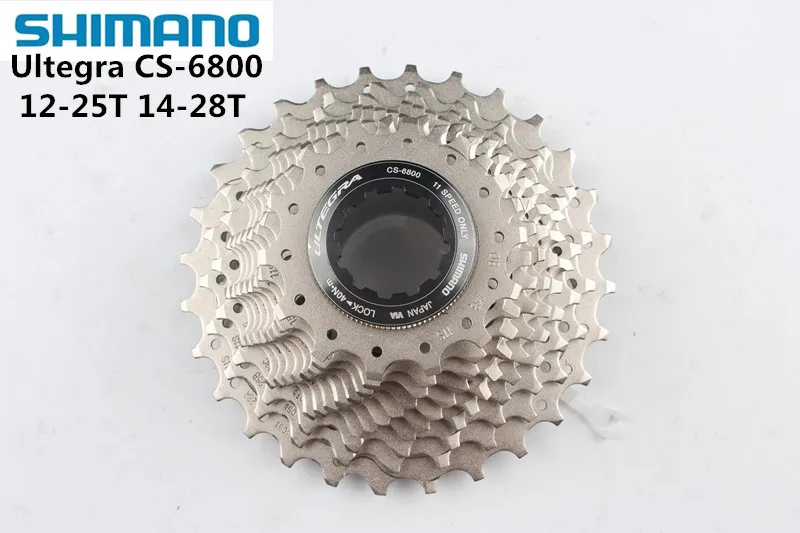 Shimano Ultegra CS-6800 11 Скорость шоссейные велосипеды блок звездочек Фривил-12-25 т 14-28 Т |