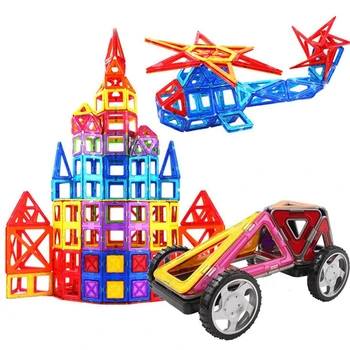 

21-89pcs BIG SIZE Magnetic Designer Construction Set Model & Building Magnent Toy Educational Toys for Children Kids Gift