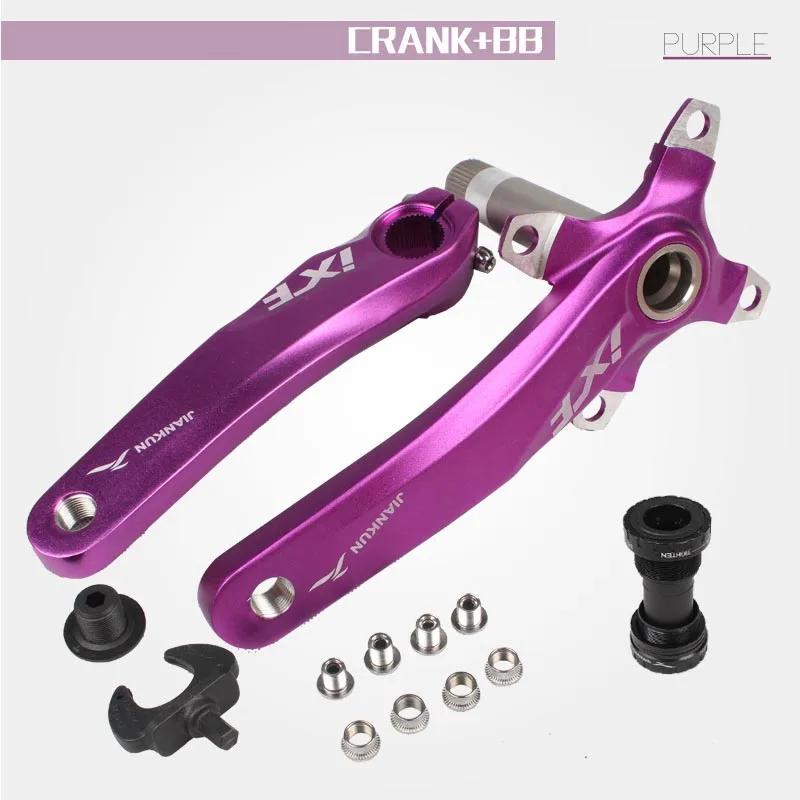 Велосипед IXF Crank 104 BCD алюминиевый сплав Untralight CNC велосипед шатун MTB дорожный велосипед шатун с BB Кривошип велосипеда запчасти