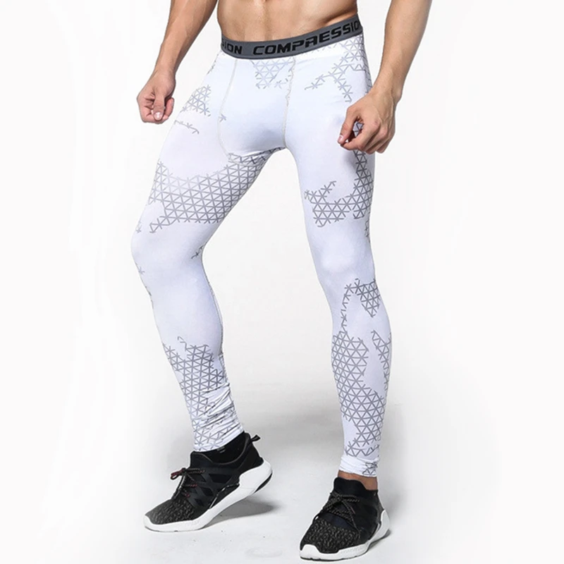 Mens Compression Pants Crossfit Tights Men Bodybuilding Pants Trousers ...