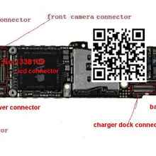10 компл./лот полный набор соединительных элементов 7 шт для iphone 5C ЖК-дисплей сенсорный кабель питания камеры док-станция для аккумуляторной батареи fpc-коннектор для подключения ЖК-дисплея на материнской плате