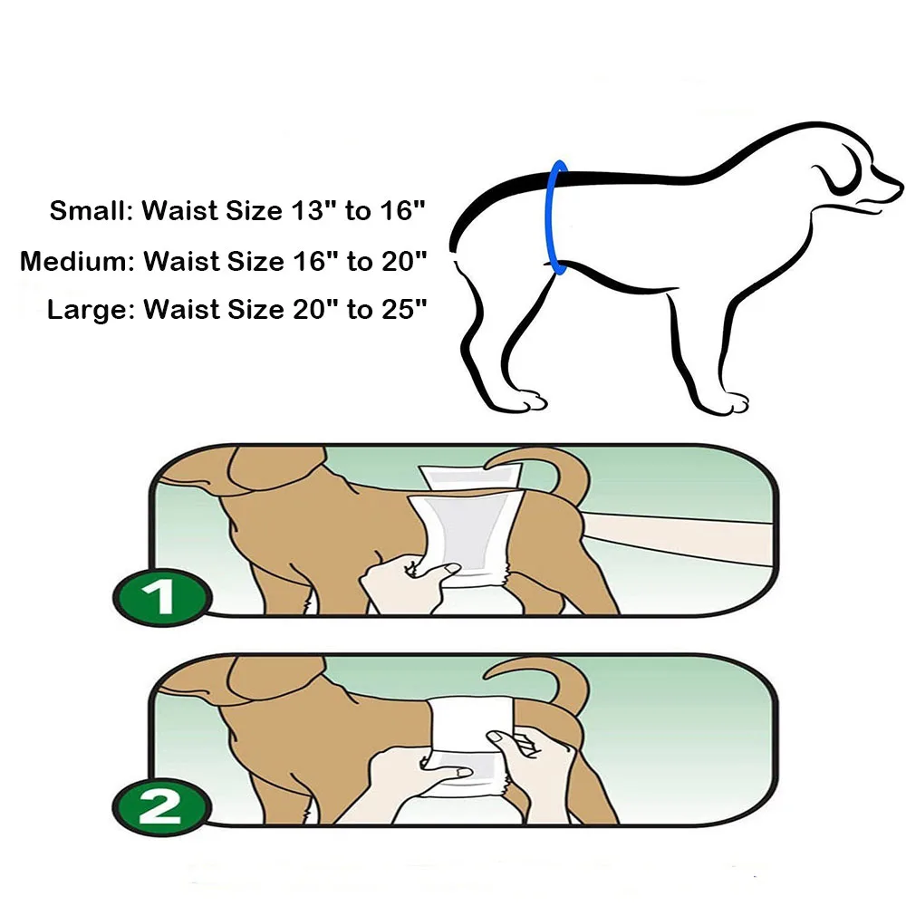OhBabyKa моющиеся кобель вкладыши мягкие физиологическая брюки пеленки Многоразовые Щенок Pet мальчик собака обмотка вокруг живота гигиеническое белье 3 Размеры