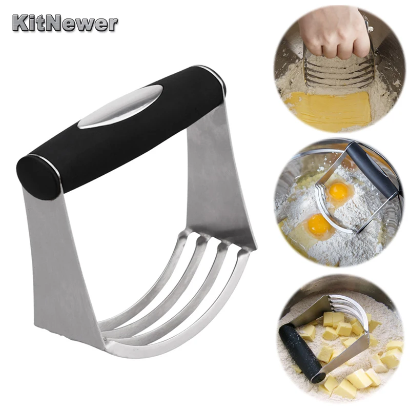 

WALFOS Hot Selling Stainless Steel Kitchen Craft Pastry Dough Cutter Blender Random Color Mixer Whisk Tool