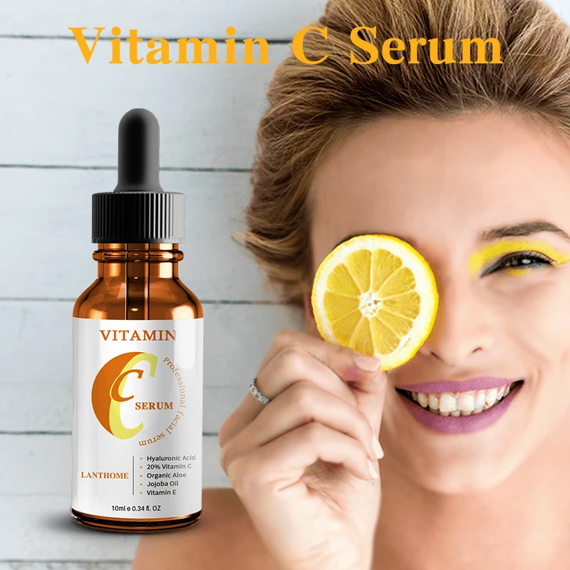 Lanthome VitaminC Serum Splash Freckle Remove Anti Wrinkles Essence Dark Blots Disappear Care Cleansing Facial Skin Care