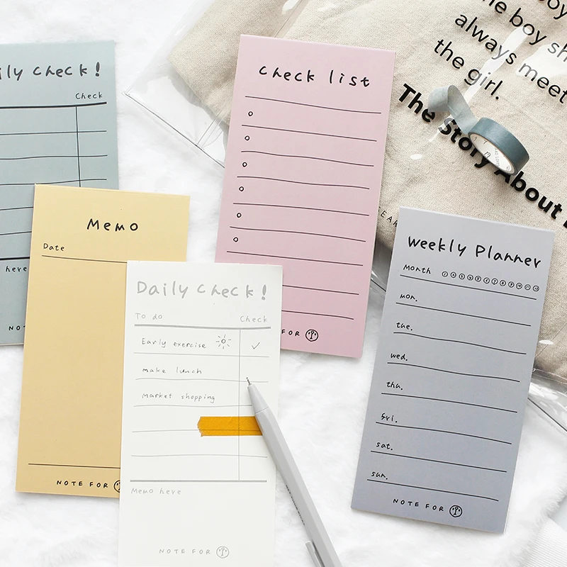 

Note For Vintage diary record Notepad memo pad paper message notepaper