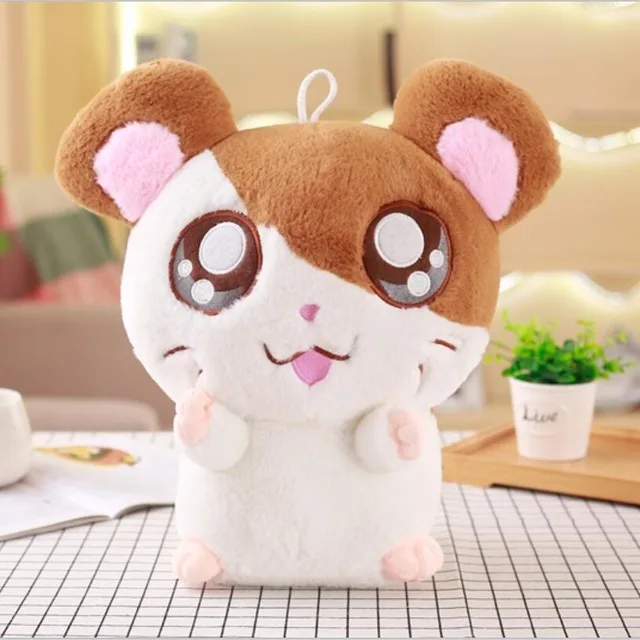 30 см Kawaii большие глаза Плюшевые хамтаро Хомяк Игрушка мягкая кукла-Хомяк игрушки Детские подарки на день рождения - Цвет: 3