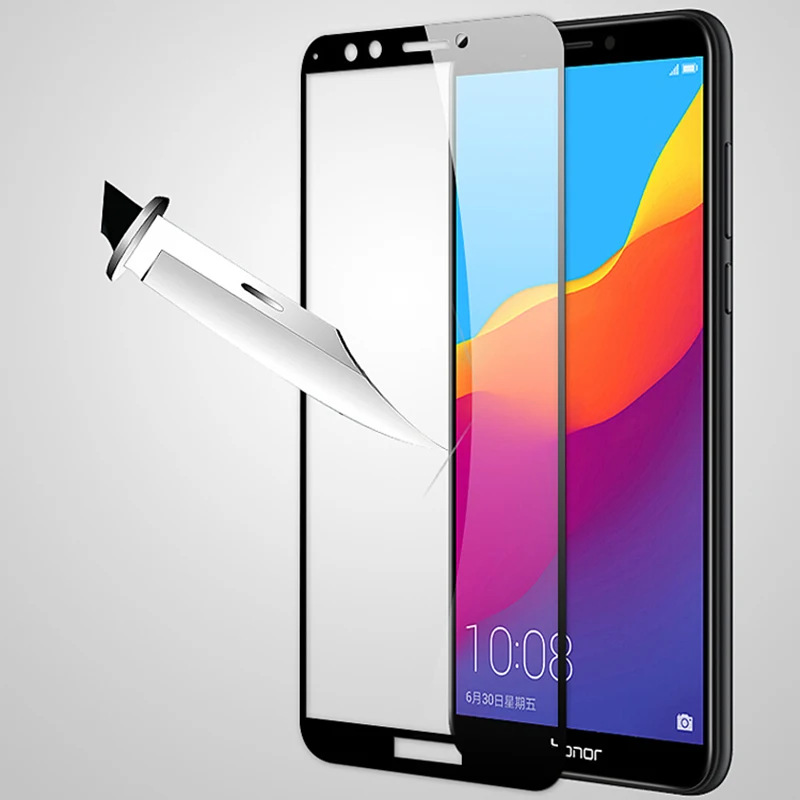 

Full Screen Cover Tempered Glass for Huawei Honor 7A 5.45inch 7A Pro 5.7inch 7C Pro 5.99inch Anti-Scratch Protector Film