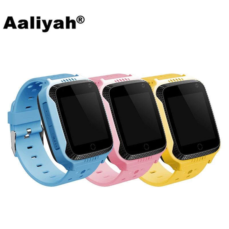 Детские умные часы Aaliyah G1 с камерой поддержкой sim карты трекер GPS защитой от потери
