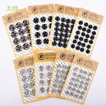 

Chainho,8 Boards/Set,Spring Snap Buttons,4 Sizes/Rust Proof Brass Made,Invisible Press Stud,For DIY Handmade/Sewing Accessories