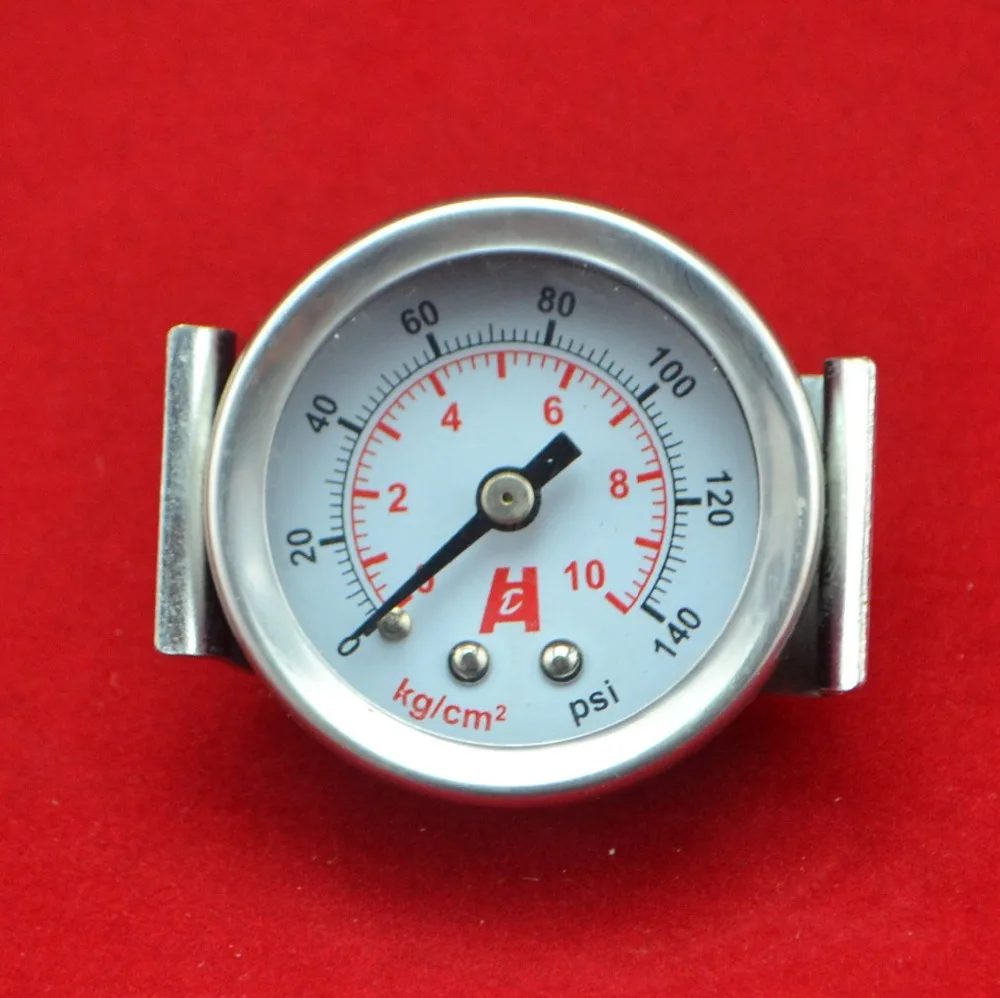 

Y40-ZV 1.5" 40mm 140psi pressure gauge ,10kg/cm2 manometer ,PT1/8" back thread with U-clamp