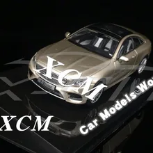 Литая модель автомобиля для E-Class E-Klasse Coupe 1:43(золото)+ небольшой подарок