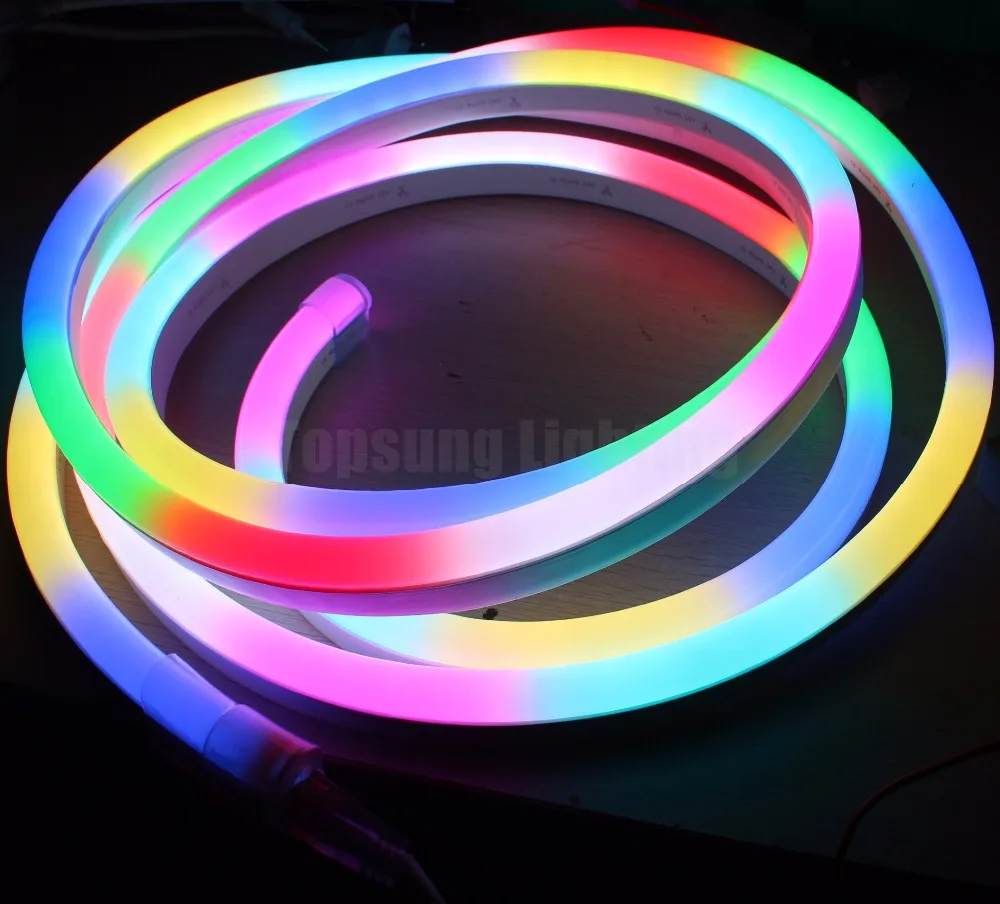 10 50 м ультра тонкий 5050 пикселей водонепроницаемый rgb чеканка адресуемых светодио