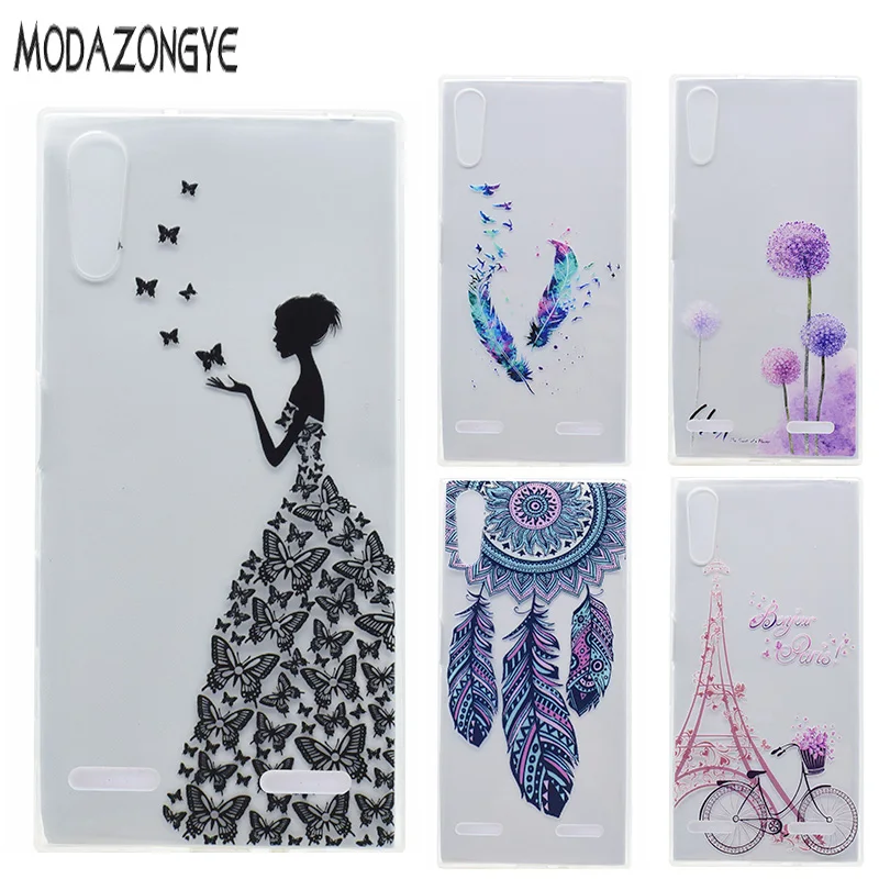 

For Lenovo A6010 Case 5.0" 3D Flower Soft TPU Phone Case For Lenovo A 6010 A6010 Plus Case Silicone Protective Back Cover Skin