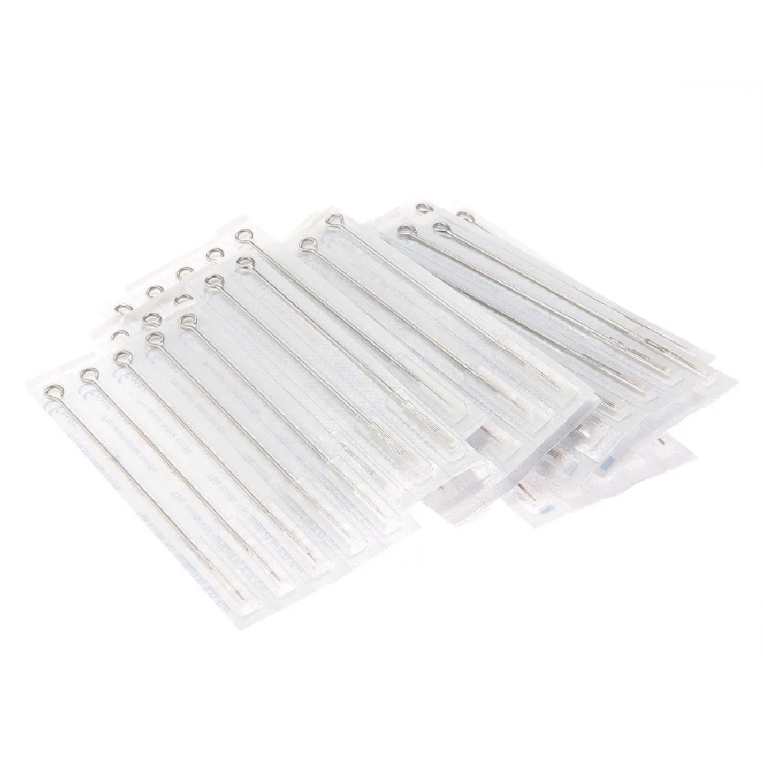 Disposable 50 PCS Sterile Tattoo Needles Medical Grade Stainless Steel
