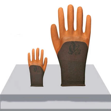 5/12 пар тонких промышленных рабочих перчаток маслостойкие Прорезиненные износостойкие противоскользящие защитные перчатки для строительной площадки - Цвет: yellow-12pairs