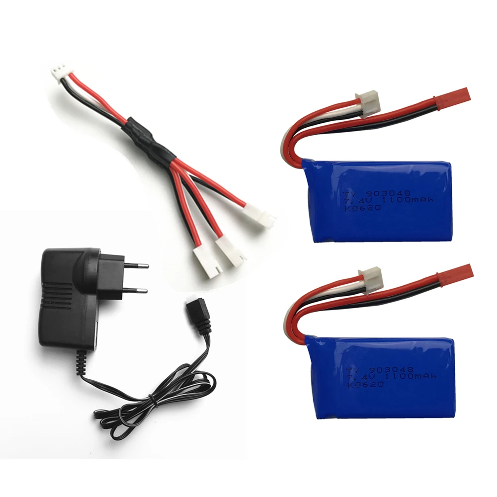 7 4 В для Wltoys A949 A959 A969 A979 K929 Литий Полимерный Аккумулятор в 1100 мАч литий полимерный