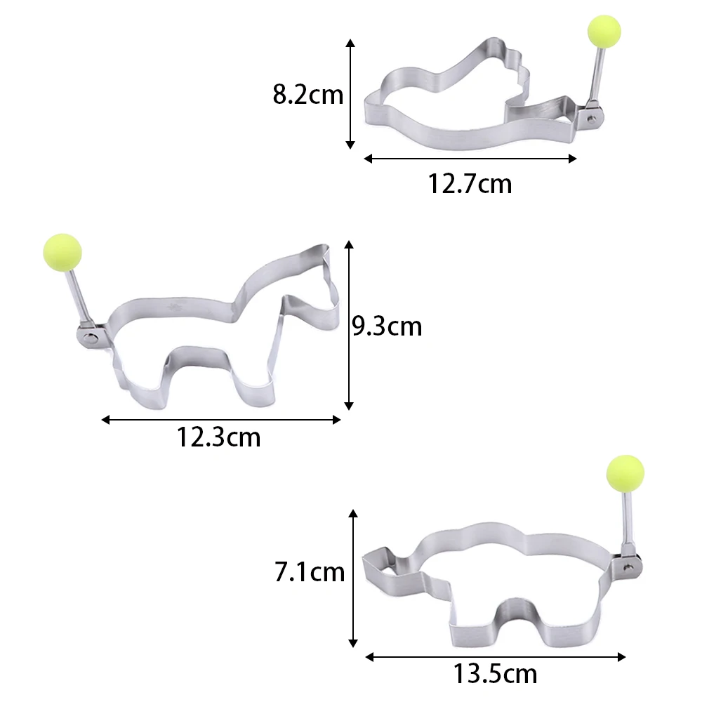 1 шт. новый дизайн животных Форма Нержавеющая сталь инструменты для яиц "сделай сам" жареный яичный блин пресс-форм Кухня Пособия по