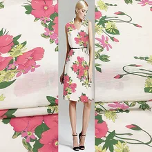 Красивый широкий шелк хлопок ткань шелк и хлопок в смеси шелк хлопок ткань платье шарф