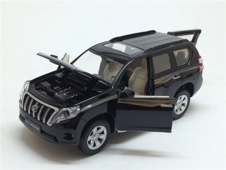 1:32 TOYOTA LAND CRUISER PRADO металлический сплав Модель автомобиля игрушки с вытягиванием модель автомобиля