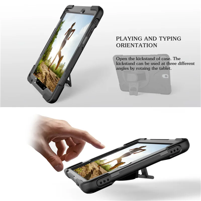 Вращающийся на 360 градусов чехол для Samsung Galaxy Tab S3 T820 T825 funda детский безопасный