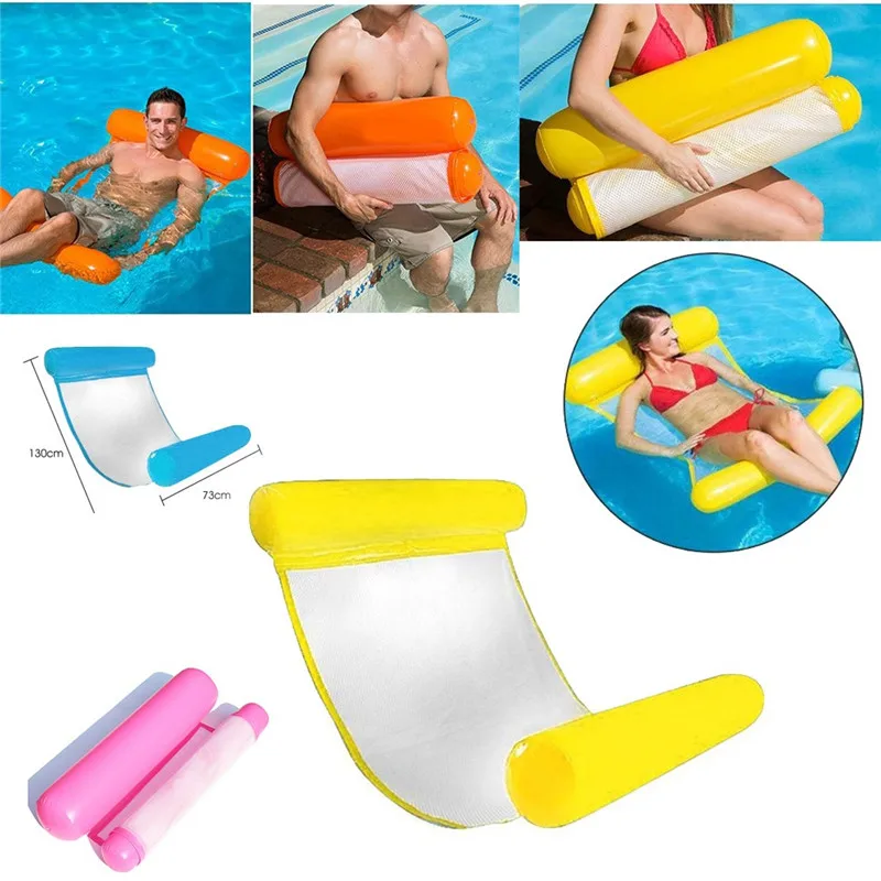 Floating Water Hammock Inflatable Sofa Mattress Portable Pool Float