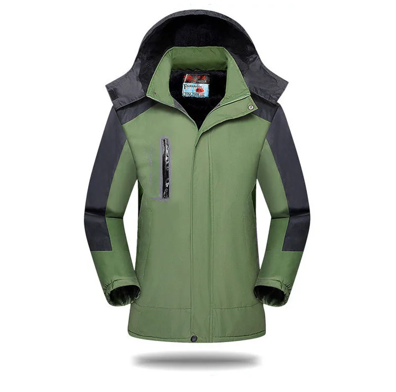 Ski Suit Thermal Snowboard Jacket Men Camping Clothes Equipment Winter Hooded Skiing Hiking Jackets Waterproof Windbreaker (10)
