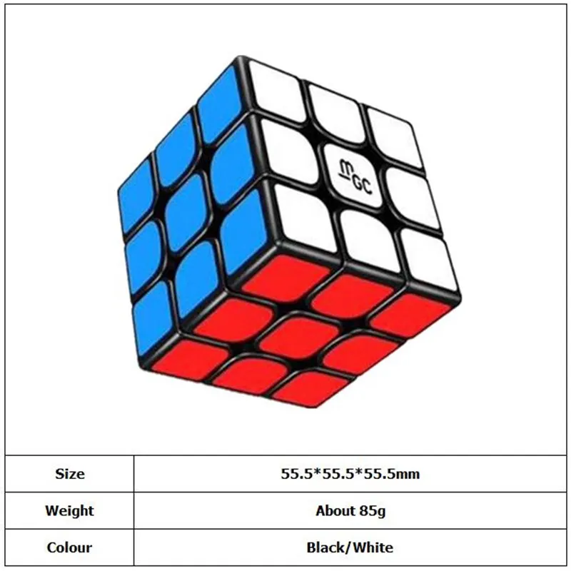 Yongjun кубик рубик MGC Магнитный куб 3x3x3 MGC Magic speed Cube 3x3 игра-головоломка Cubo Magico Championship By Magnets 3 by 3 Cube