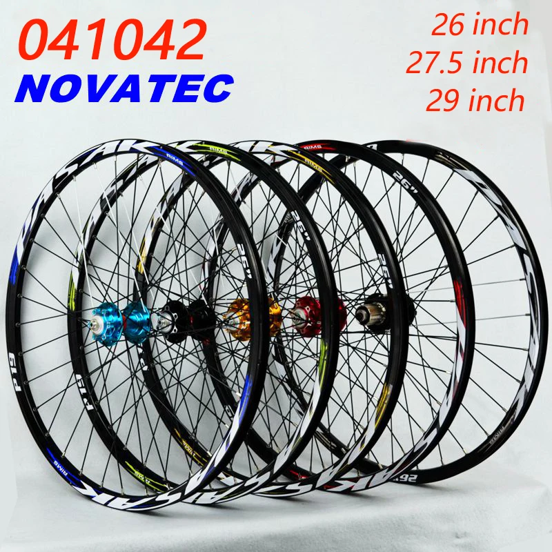 Колесо для горного велосипеда novatel 041042, переднее, 2, заднее, 4 подшипника, ступица дискового тормоза, колесо для велосипеда 26, 27,5, 29 дюймов, колесная пара