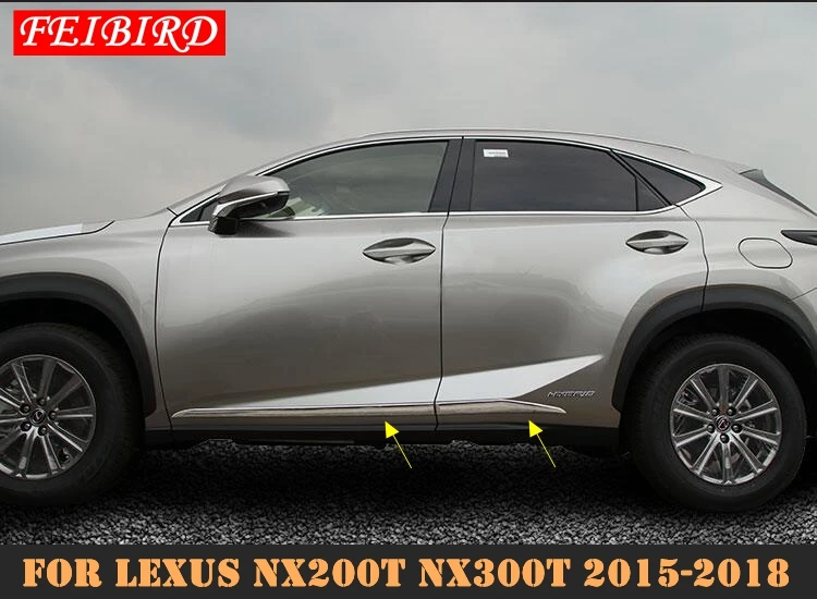 ABS хромированные внешние аксессуары для LEXUS NX NX200T NX300T 2015 2016 2017 2018 Боковая дверь