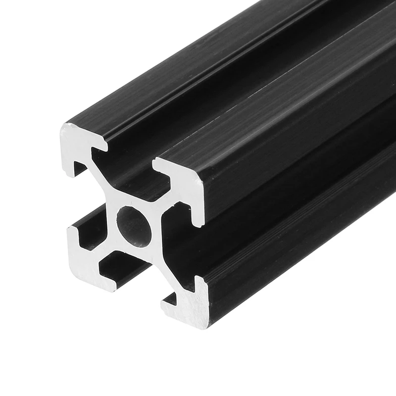 

500mm Length Black Anodized 2020 T-Slot Aluminum Profiles Extrusion Frame For CNC