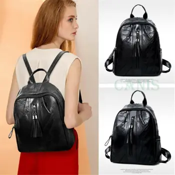 

Fashion Women Lady School Leather Girls Backpack Travel PU Shoulder Bag