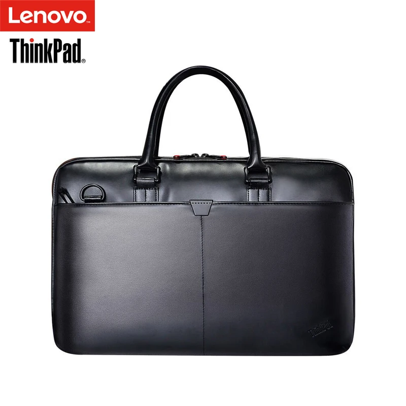 Lenovo ThinkPad Laptop Bag Leather Shoulder Bags Men and Women Handbag Briefcase T300 For 15.6 inch and Below Notebook Laptop