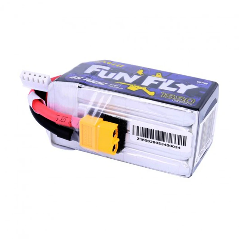 4 шт. Funfly TATTU 14,8 V 1550mAh 1300mAh 100C 4S XT60 разъем Lipo батарея для Emax HAWK 5 RC Дрон FPV Racing