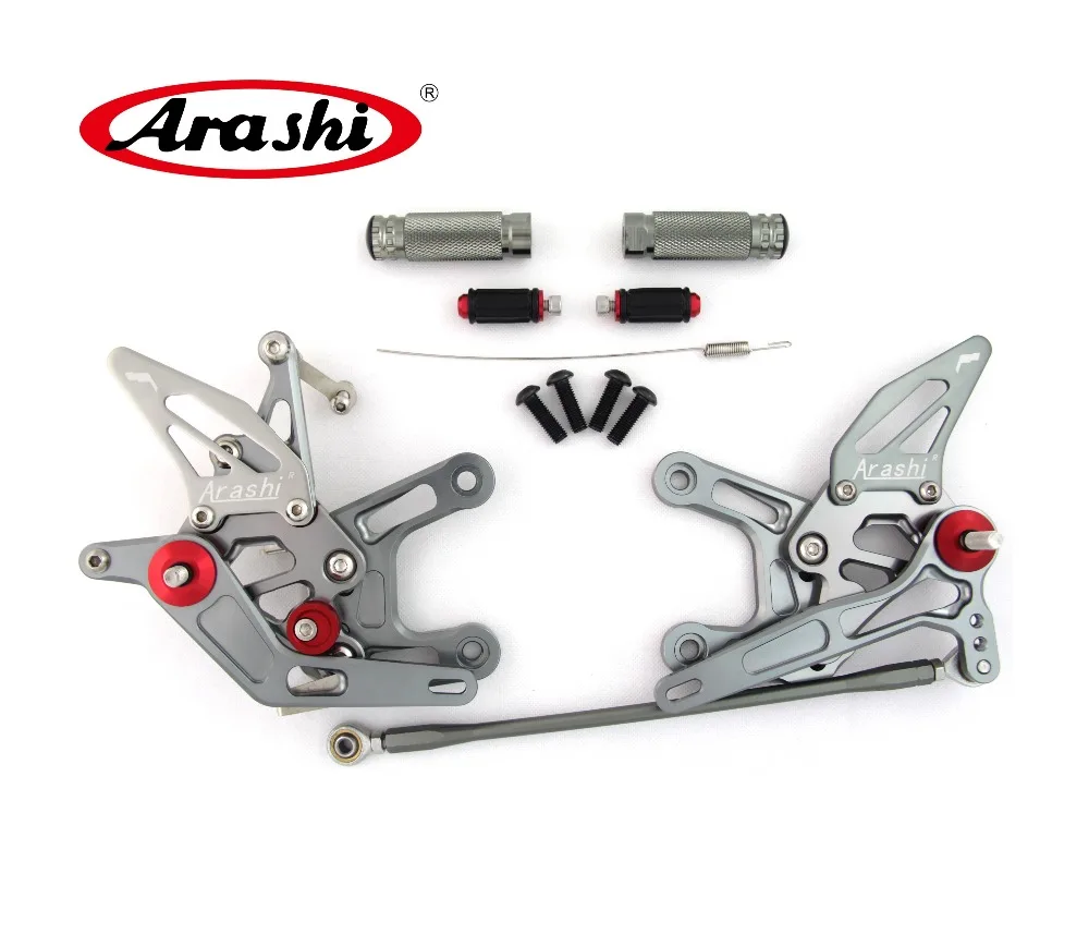 Arashi Fit ZX10R NINJA Adjustable Rear Rest Footrest For KAWASAKI ZX