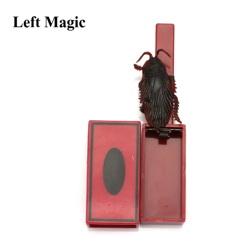 

1pcs Terror Cockroach Illusion Close Up Street Magic Trick Gimmick Props Cockroach Paddle Toy fun game magie magista E3126