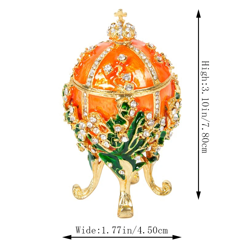 QIFU Новое поступление домашний декор Faberge яйцо 1898 ландыши копия яйца для домашнего декора