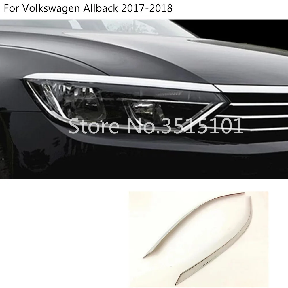 Автомобильный передний светильник лампа для бровей рамка Накладка VW Volkswagen Passat B8
