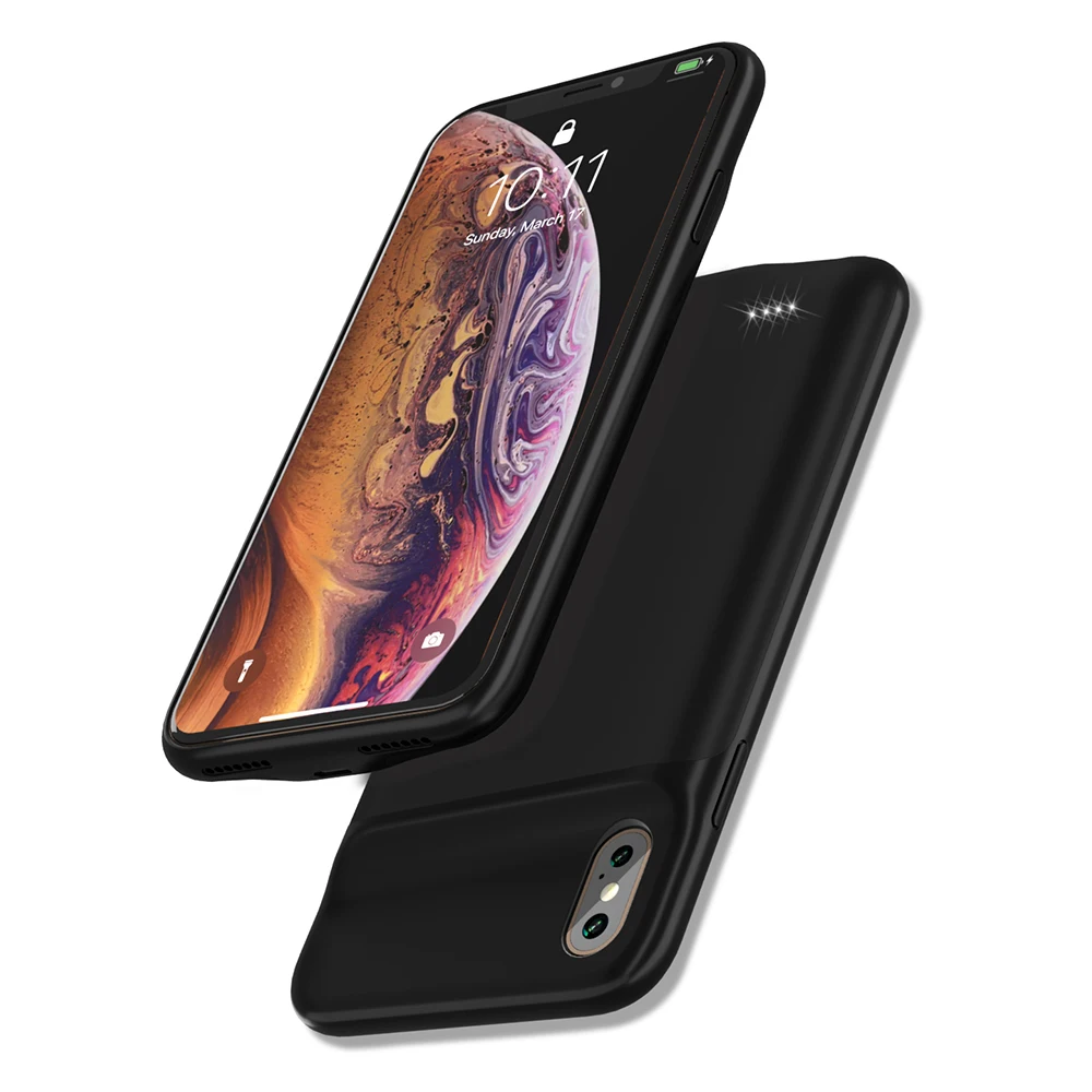 XGODY 6500 мАч чехол для батареи для iphone X XS XMAX анти шок тонкий внешний аккумулятор чехол для зарядки X XS XMAX внешний резервный аккумулятор