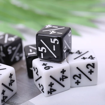 

10Pcs Math Fraction Dices Dies Six Sided D6 For Kids Children Number Learning