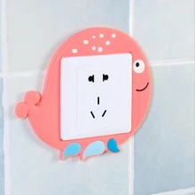 Переключатель декоративные наклейки переключатель освещения крышка мультфильм Животные силикагель переключатель защитная крышка для домашнего переключателя 1060A