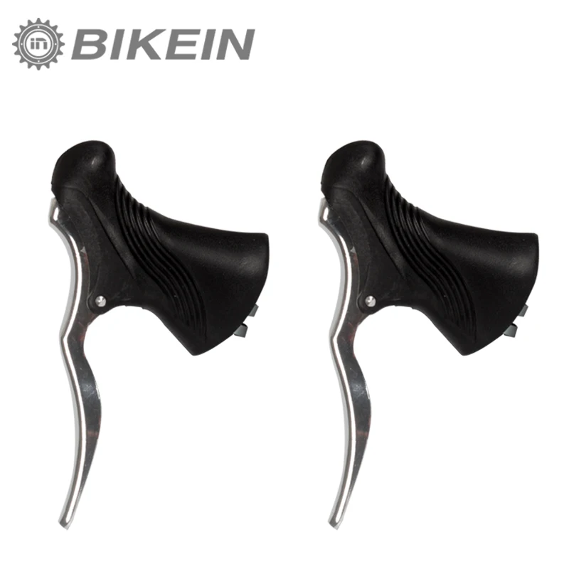 BIKEIN Cycling Brakes 2pcs Road Bicycle Metal Rubber Brake Levers