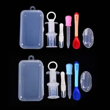 5 шт./партия, новые детские комплекты для здравоохранения, пищевой силиконовый материал, набор для ухода за младенцем, зажим для носа, зубная щетка, зубная щетка для новорожденных