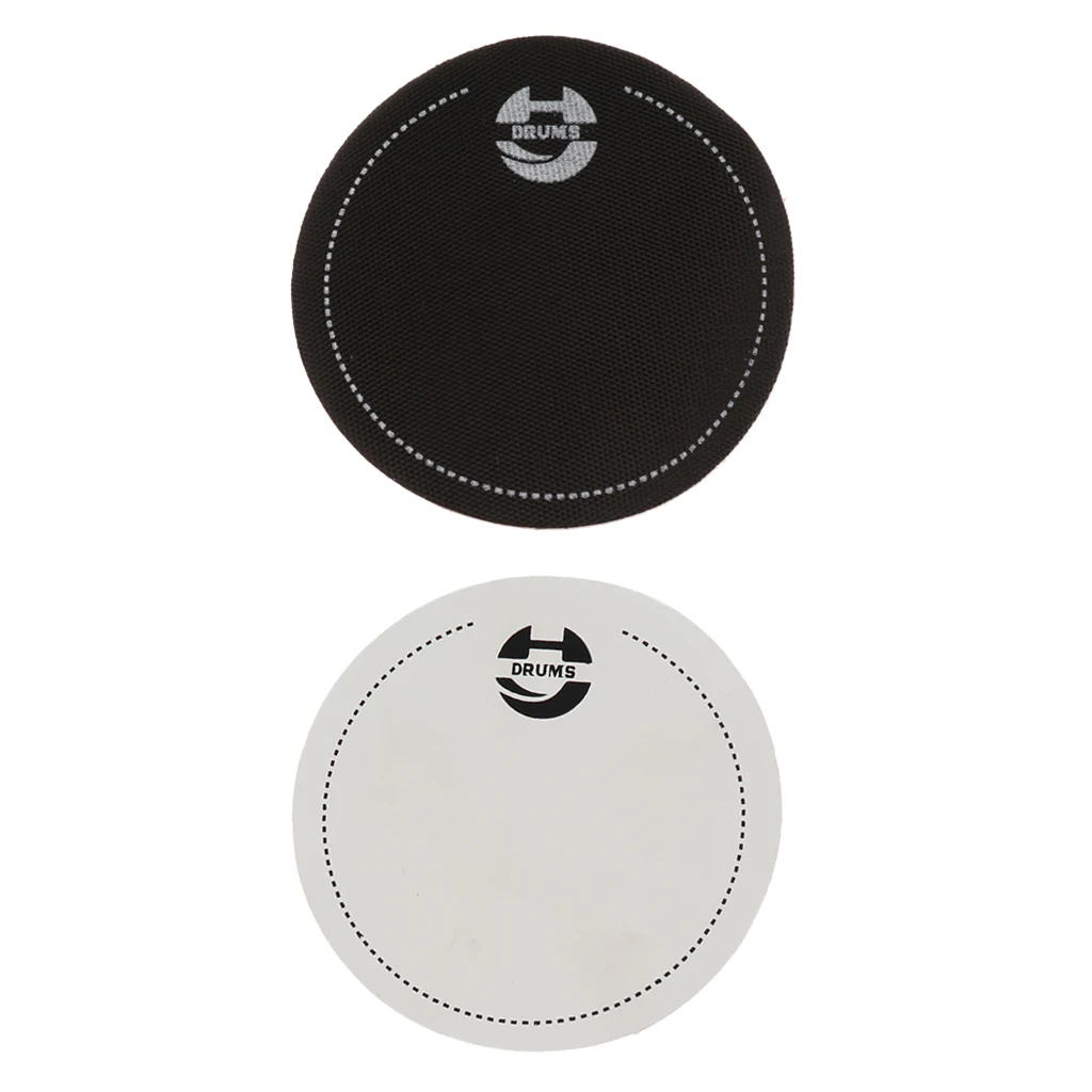 2 Pieces 65mm PETG Bass Drum Head Pad Impact Patch Drumhead Protector for Drum Parts