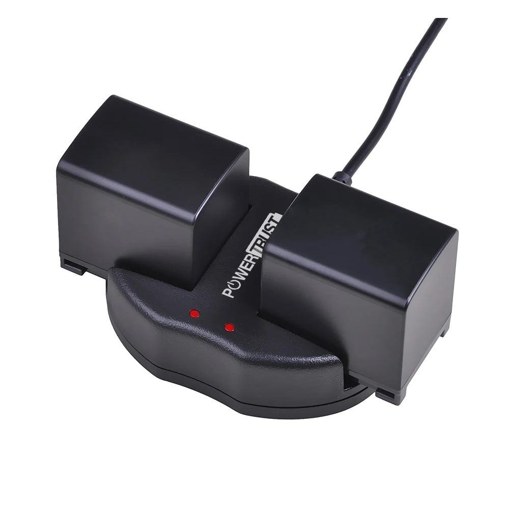 Аккумулятор для фотоаппарата 2x2500 мАч и зарядное устройство с двумя USB портами Canon