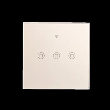 

Three-way Intelligent WIFI Touch Switch for High Power Touch Induction Panel Switch of 86 Type Building Project
