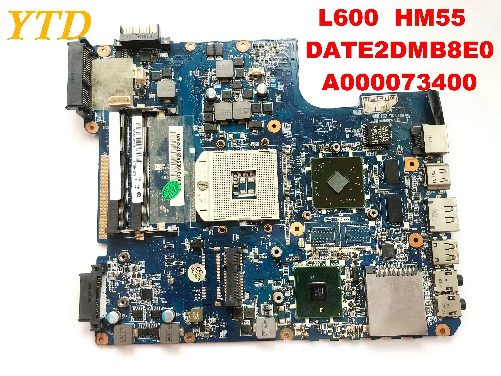 Оригинальная материнская плата для ноутбука Toshiba L600 L640 L645 HM55 DATE2DMB8E0 A000073400