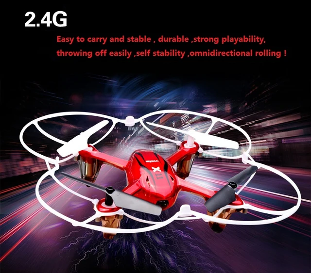 Hubsan X4 H107C -Super Quick Camera Drone - Half Chrome Drones