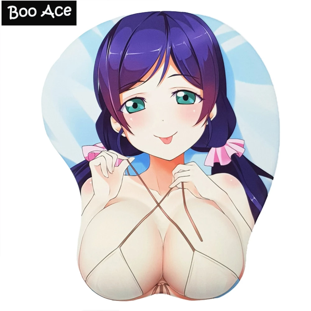 Lovelive Nozomi Tojo Anime 3d Oppai Mouse Pad Wrist Rest Wrist Rest Mouse Pad Wrist Restanime 3d Aliexpress