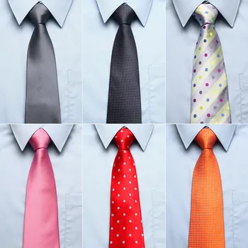 

Party Wedding Men's Silk Woven Check Paisley Polla Dot Striped Neck Tie Pocket Square Classic Business Ties