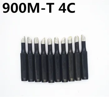 

FEORLO 10pcs Black 936 soldering Iron Tips 900M-T-4C Black Edition horseshoe flat For Hakko Soldering Rework Station